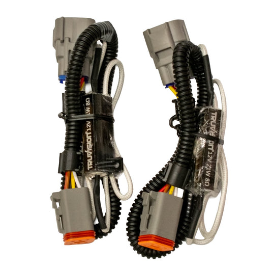 Tail Light Loom Pair For Toyota Hilux - To suit Tru Vision Lights