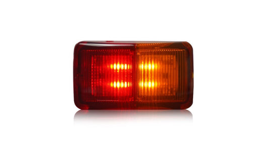 62 Series Amber/Red Side Marker 10-30V Blister Piranha Off Road Products