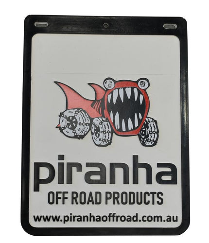 Mudflap 232mm x 307mm White - Piranha