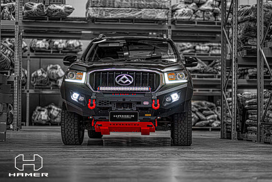 HAMER LDV T60 2017-2021 BULL BAR King Series (Incl. Rated Recovery Points) NO FENDER MODEL