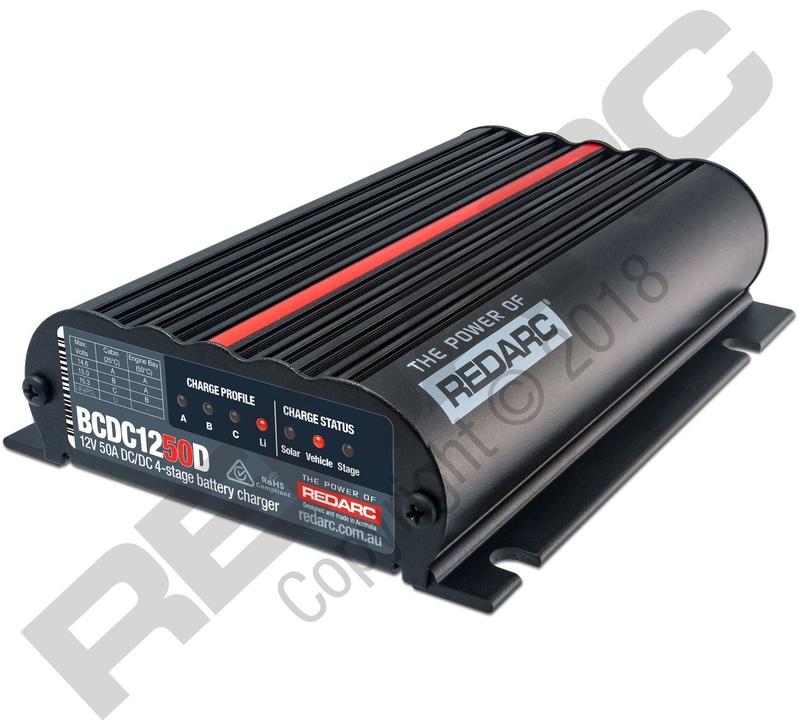 Redarc REDARC Dual Input 50A In-Vehicle DC Battery Charger
