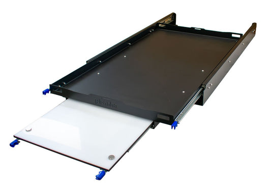 Piranha MCMFS40 Fridge Slide | Heavy Duty 80-95L Straight Fridge Slide with Chopping Board