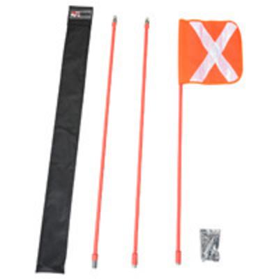 Safety Flag - 3m - 3 Piece Pole