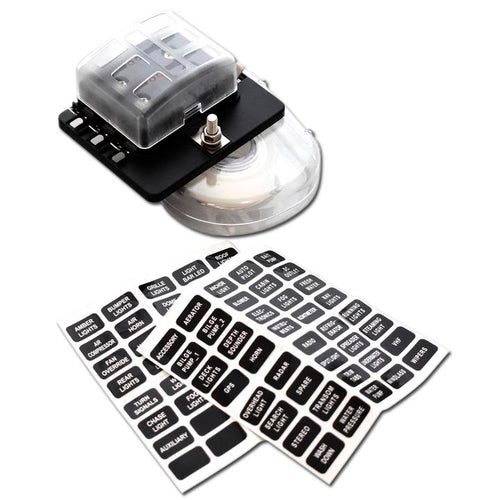 6 Way Standard Fuse Holder with PC Terminals
