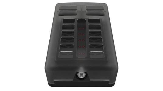 12 Way std fuseholder with neg PC Terminals