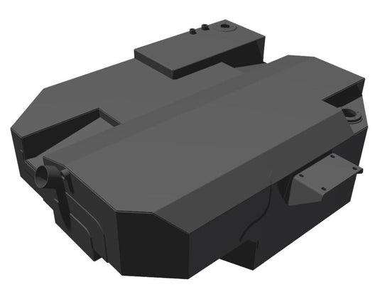 Brown Davis 169L Replacement Long Range Fuel Tank to Suit Toyota Landcruiser 79 Series (2007-2016) - (2007-10/2016) V8 Diesel Only - Models with STD F