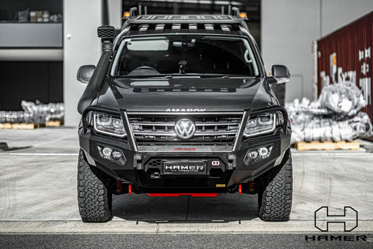 HAMER VOLKSWAGEN AMAROK 2010-Present BULL BAR King Series Plus (Incl. Rated Recovery Points)
