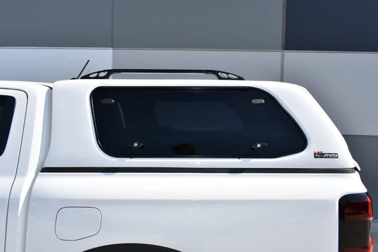 MT2 Fiberglass Canopy Ford Ranger 2012-2022 With Lift Up Windows - Aluminium