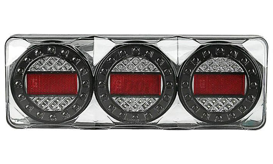 370 Series Stop/Tail/Indicator/Reverse/Reflector 10-30V Rear Bolt Mount w/ Deutch