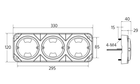 95mm Triple Combo - ARR 10 - 30V Truvision