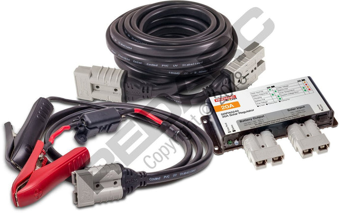 Redarc 20 Amp Solar Regulator And Cable Value Pack Redarc