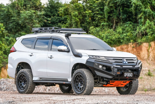 PIAK Elite Non Loop Winch Bar Mitsubishi Pajero Sport 2020+ (Black & Orange)