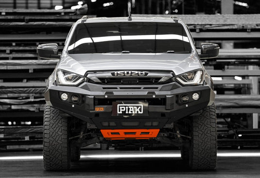 PIAK Elite Non Loop Winch Bar Isuzu D-Max 2020+ (Black & Orange)