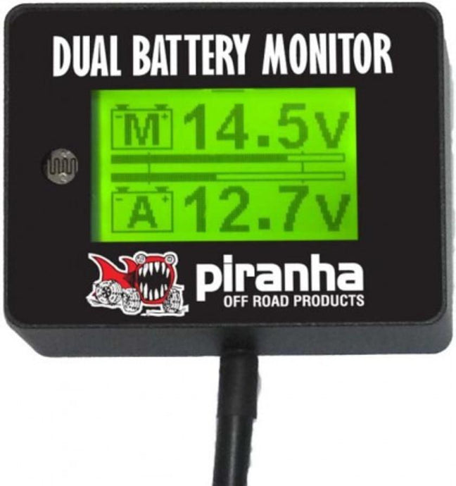 Dual Battery Monitor Piranha Off Road