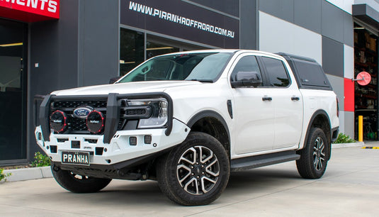 Piranha Off Road Triple Loop Bull Bar – Ford Ranger RA & Everest UB 2022+ Next Gen | ADR, Winch & Sensor Compatible