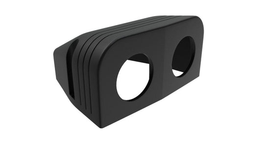 Accessory Socket Housing Double - Black AP LED