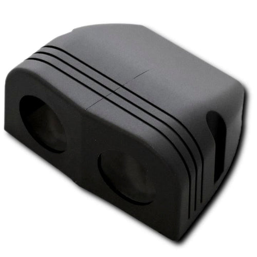 Accessory Socket Housing Double - Black AP LED