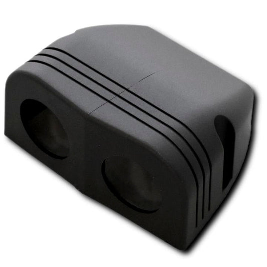 Accessory Socket Housing Double - Black AP LED