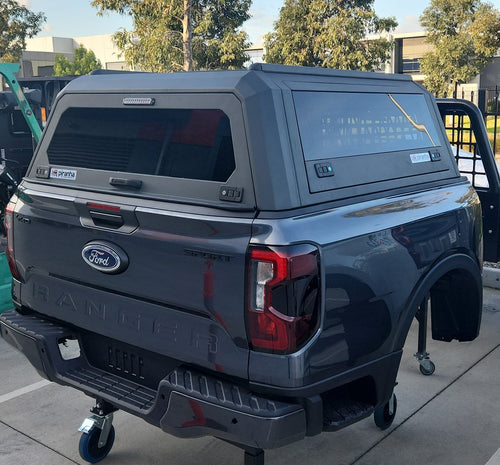 Aluminium Tub Canopy - Ford Next Gen Ranger 2022+ - With glass side windows