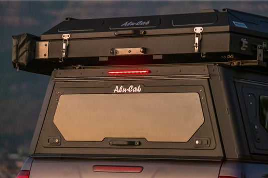 Alu-Cab CONTOUR CANOPY - VW AMAROK 2023+ - DUAL CAB - BLACK - SIDE WINDOWS INCL Alu-Cab