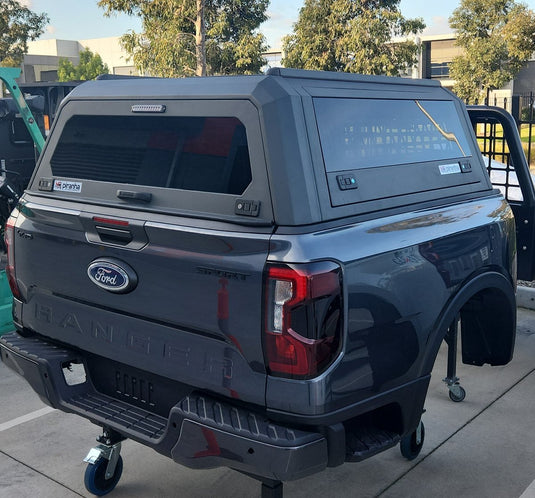Aluminium Tub Canopy - Isuzu Dmax 2021+ - With glass side windows Piranha Off Road