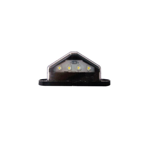 Led License Plate Lamp Black 4 Led