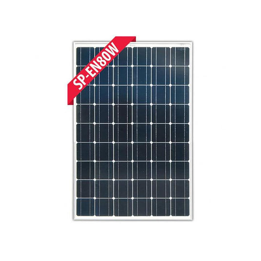 Enerdrive 80W Fixed Mono Solar Panel (Silver Frame)