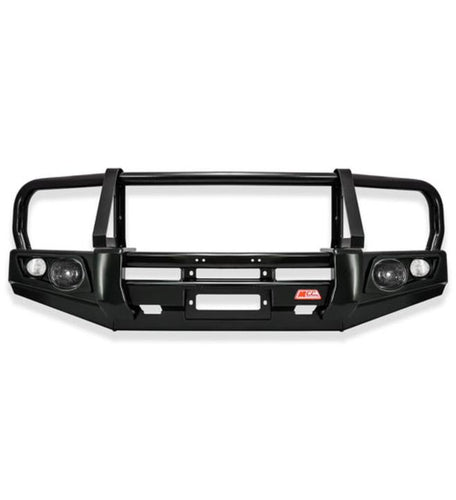 Toyota Surf/4Runner LN185/KZN185 (IFS) 1996-2002 - 707-02 Falcon Bull Bar Black A-Frame Package (LED Foglight)