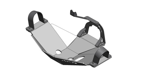 Rear diff skid plate - AL - L200 2015