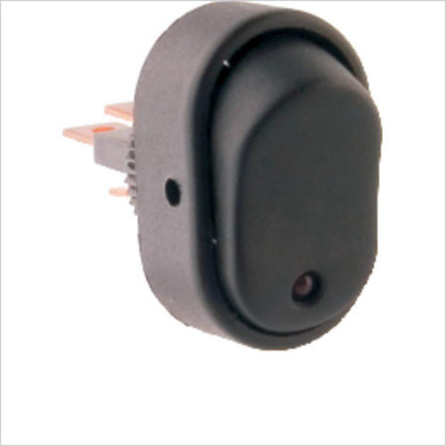 Rocker Switch - Oval (Red)