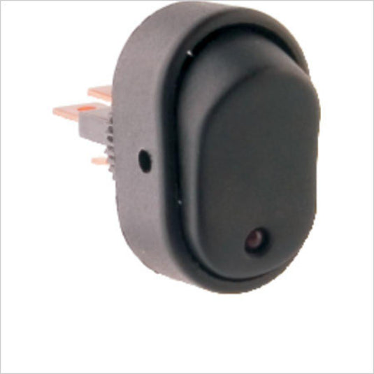 Rocker Switch - Oval (Red)