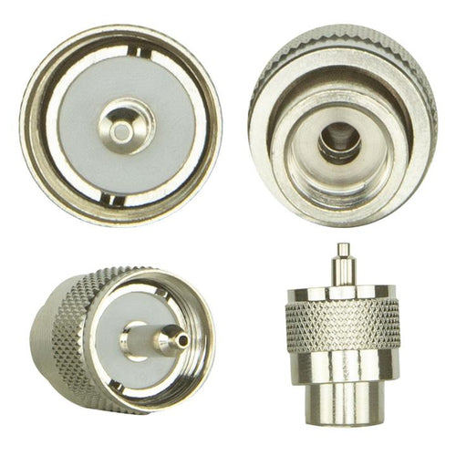 GME Solderless PL259 Connector - Braid Lock