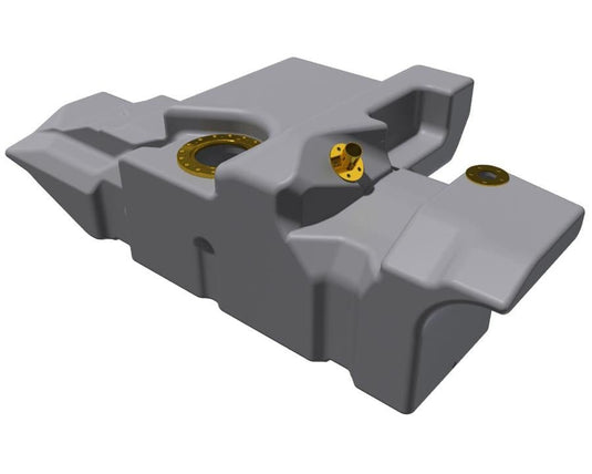 Brown Davis 145L Replacement Long Range Poly Fuel Tank to Suit Toyota Hilux (2005 - 2015) All 4WD Models - Diesel Only Brown Davis