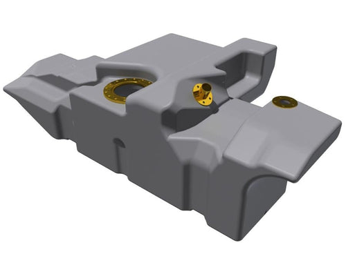 Brown Davis 145L Replacement Long Range Poly Fuel Tank to Suit Toyota Hilux (2015 - Present) All Models - 4WD - Diesel Only Brown Davis