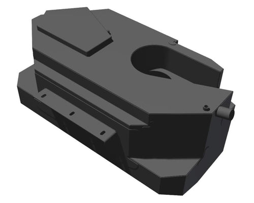 Brown Davis 155L Replacement Long Range Fuel Tank to Suit Nissan Patrol GU Y61 (1997 - Present) Cab Chassis Leaf Sprung Brown Davis