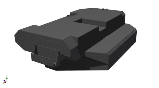 Brown Davis 180L Replacement Long Range Fuel Tank to Suit Toyota Landcruiser 200 Series - Non DPF Models - with Rear 45L Sub Tank Above Spare Wheel Brown Davis