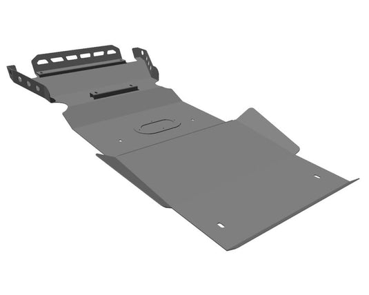 Brown Davis 2 Piece Underbody Protection to Suit Isuzu D-Max (2012-2016) All Models Brown Davis