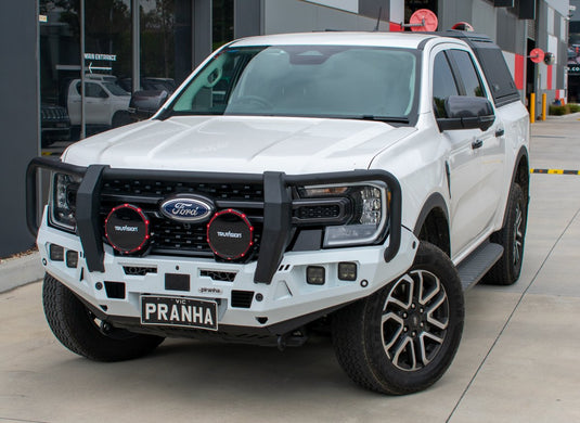 Piranha Off Road Triple Loop Bull Bar – Ford Ranger RA & Everest UB 2022+ Next Gen | ADR, Winch & Sensor Compatible