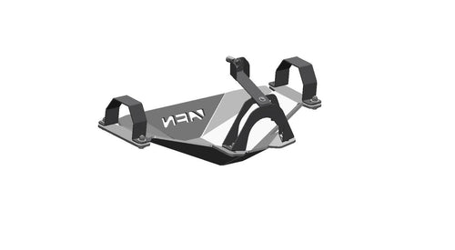 Rear axle skid plate - Al - Toyota Hilux Revo