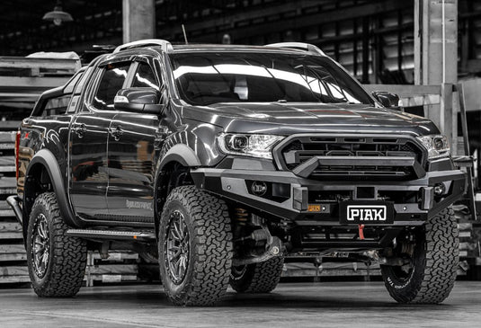 PIAK Elite Non Loop Winch Bar Ford Ranger & Everest 2015-2022 (Black)