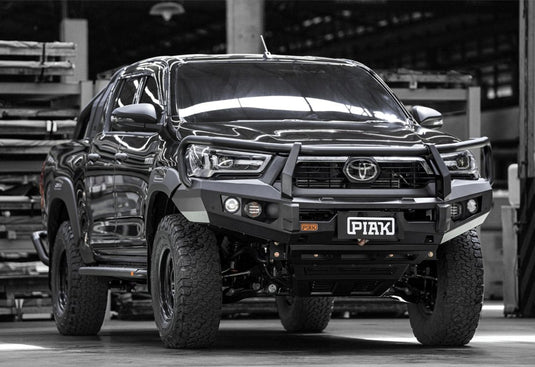PIAK Elite 3-Loop Winch Bar Toyota Hilux 2020+ (Black)