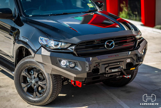 HAMER MAZDA BT50 2021-Present BULL BAR King Series (Incl. Rated Recovery Points)