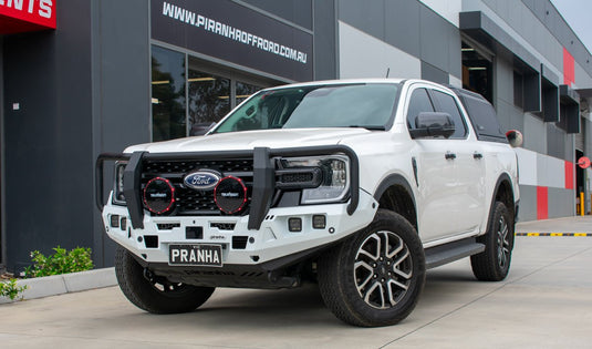Piranha Off Road Triple Loop Bull Bar – Ford Ranger RA & Everest UB 2022+ Next Gen | ADR, Winch & Sensor Compatible