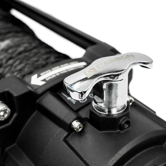 Carbon 12K - 12000lb Winch V3X with MegaPro Hook Carbon Offroad