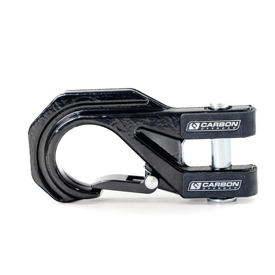Carbon 12K - 12000lb Winch V3X with MegaPro Hook Carbon Offroad