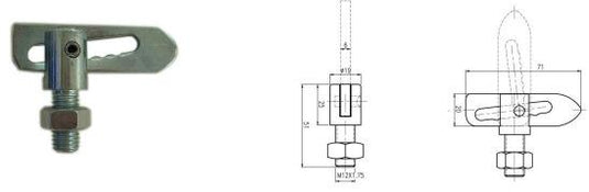 Anti Luce Fastener Z/P Weld On