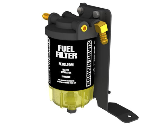 Brown Davis Nissan Navara D40 (2005-2015) – Primary (PRE) Fuel Filter Kit - Without Spare Filter Element