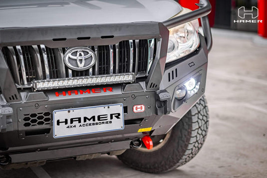 HAMER TOYOTA LANDCRUISER PRADO PRADO 150 SERIES 2009-2013 BULL BAR King Series Plus (Incl. Rated Recovery Points)