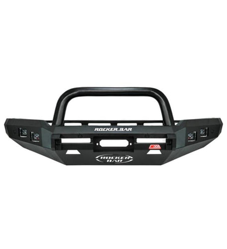 Dmax RT 2012 - 2016 078 - 01SQSBL Rocker Bull Bar Single Sand Black Loop Package MCC