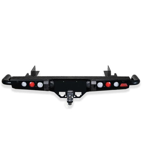 Dmax/Colorado RT RG 2012 - 2019 022 - 03 Jack Rear Bar with Light kit and Black Step Plate Package MCC